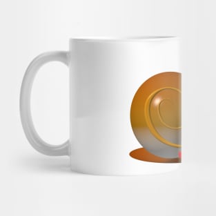 Cute Snail With Smiling Sun Mug